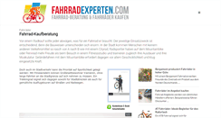 Desktop Screenshot of fahrradexperten.com